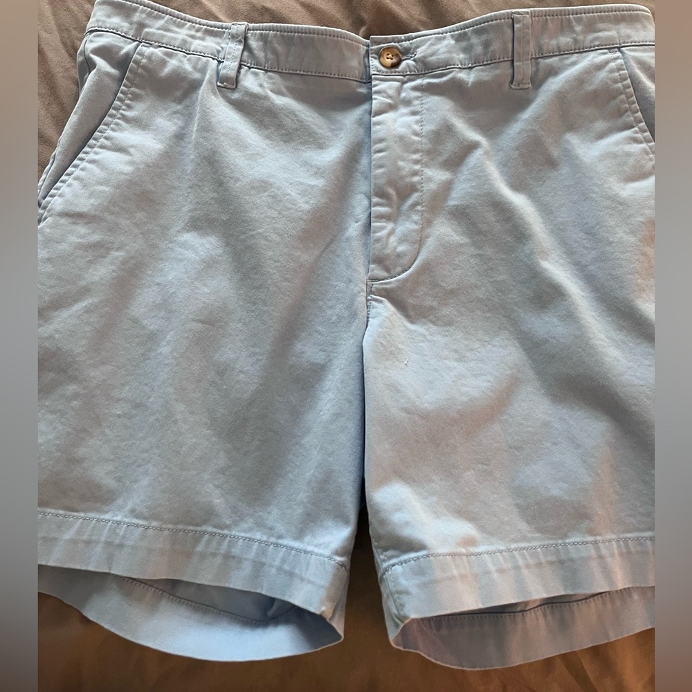 Crown & Ivy Blue Flat Front Shorts